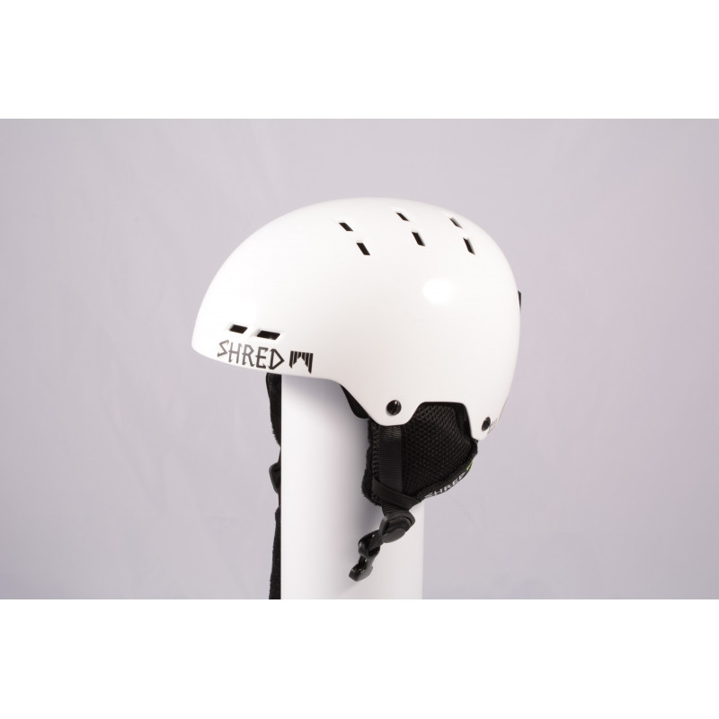 ski/snowboard helmet SHRED BUMPER WHITEOUT 2019, White, adjustable ( TOP condition )