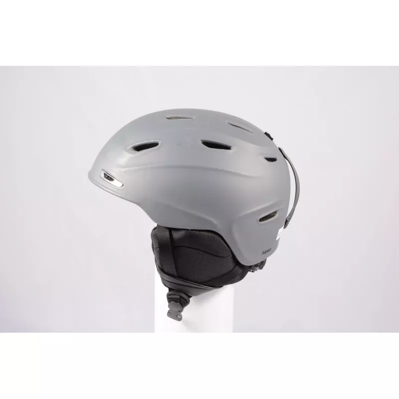 lyžařská/snowboardová helma SMITH ASPECT 2019 Grey, Air ventilation, nastavitelná