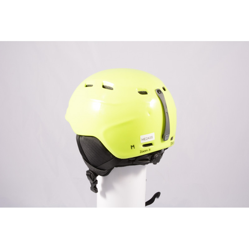 ski/snowboard helmet SMITH ZOOM JR. 2019 Yellow, adjustable, air vent ( TOP condition )
