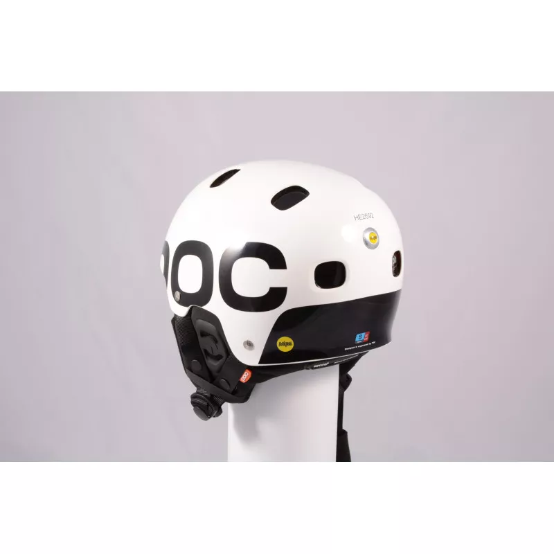 nowy kask narciarsky/snowboardowy POC RECEPTOR BUG BACKCOUNTRY, Hydrogen white, Recco ( NOWY )