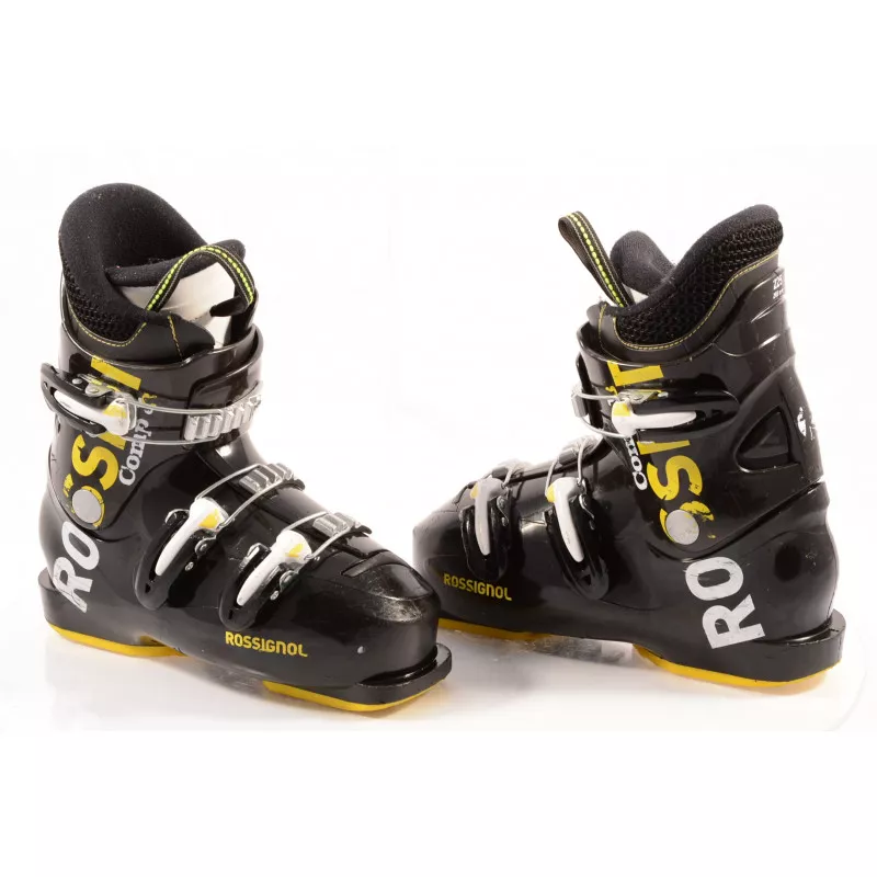 children's/junior ski boots ROSSIGNOL COMP J3, BLACK/yellow