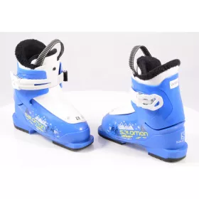 buty narciarskie dla dzieci SALOMON T1, BLUE ( TOP stan )