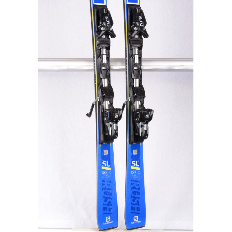 skis SALOMON S/RACE RUSH SL 2020, Ti2, EDGE AMPLIFIER + Salomon X12 ( TOP condition )
