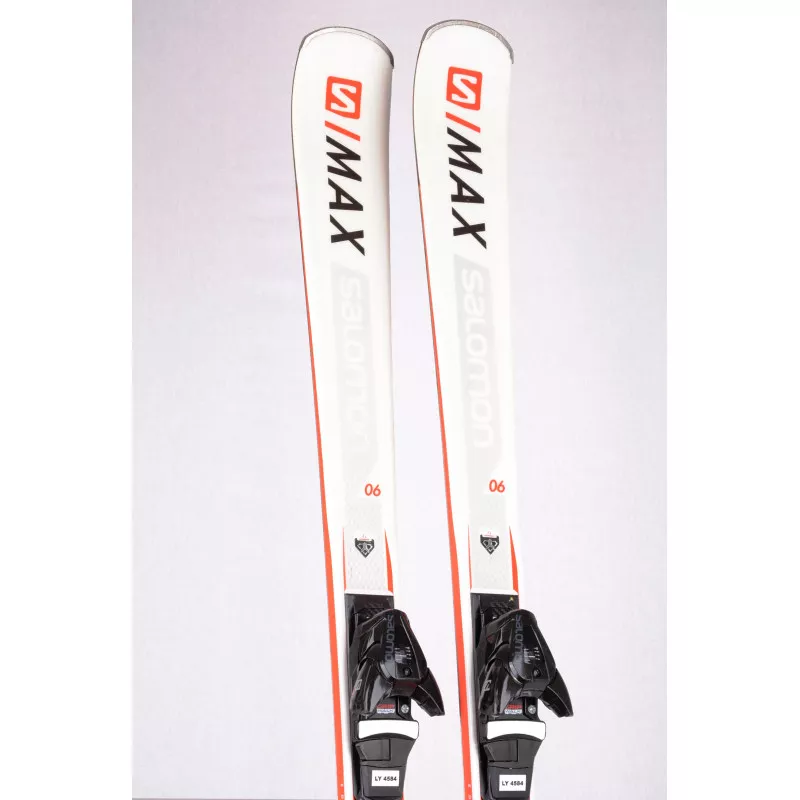 skis SALOMON S/MAX 6 Ti 2020, Titanium, EDGE AMPLIFIER + SALOMON Z10 ( TOP condition )