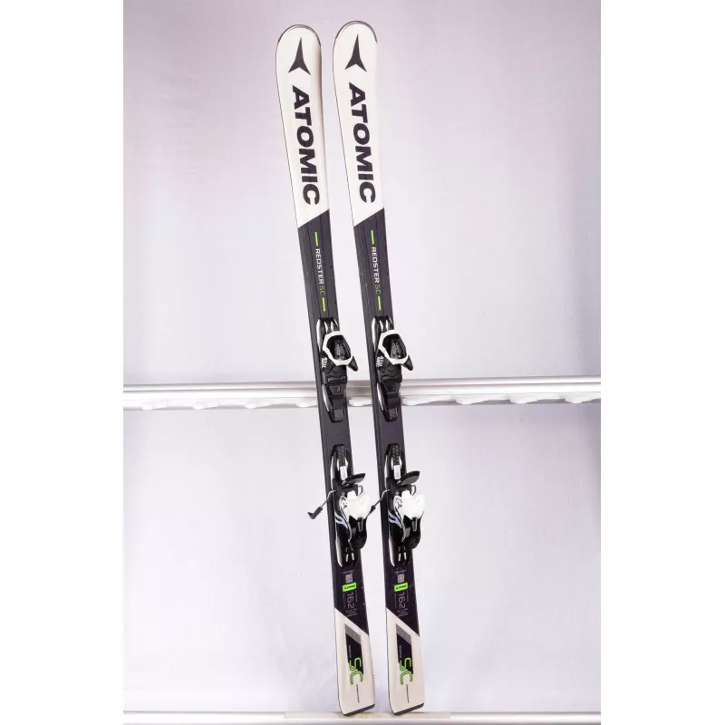 skis ATOMIC REDSTER SC 2019 green, Light Woodcore, Piste rocker + Atomic L10 ( en PARFAIT état )