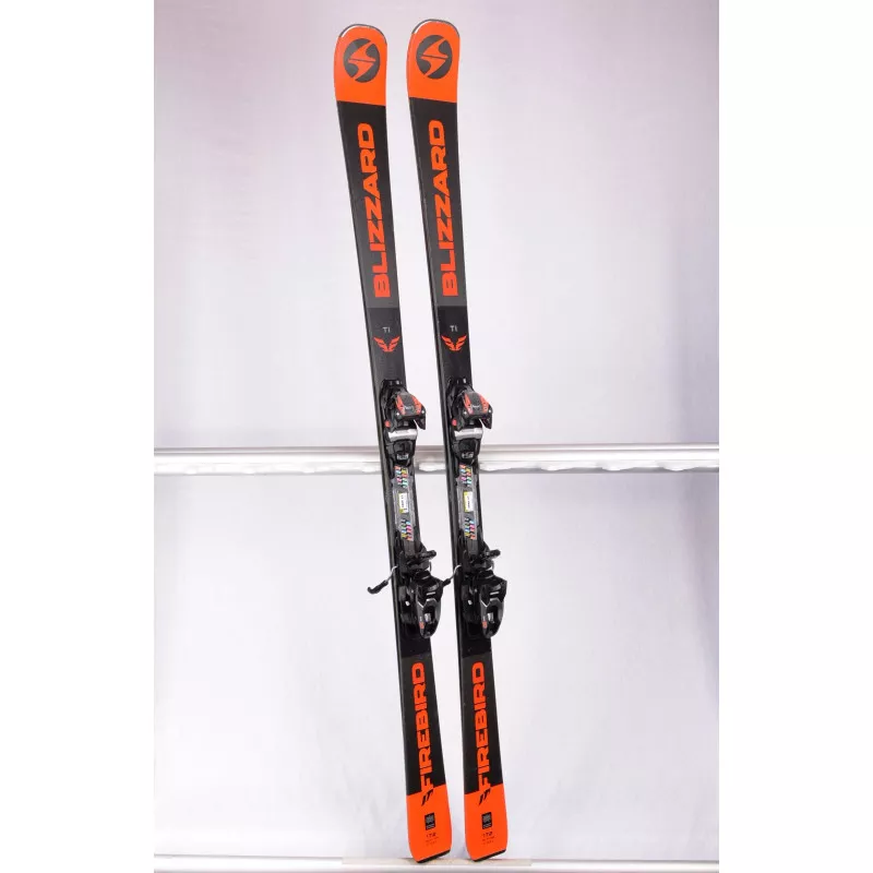 skis BLIZZARD FIREBIRD Ti 2019 BLACK/red, Woodcore, grip walk, Titan + Marker TPC 10