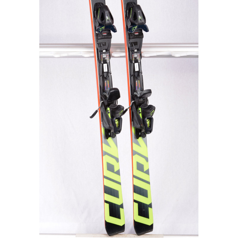 skis FISCHER RC4 the CURV PREMIUM Ti 2020, TRIPLE radius + Fischer Z11 ( TOP condition )