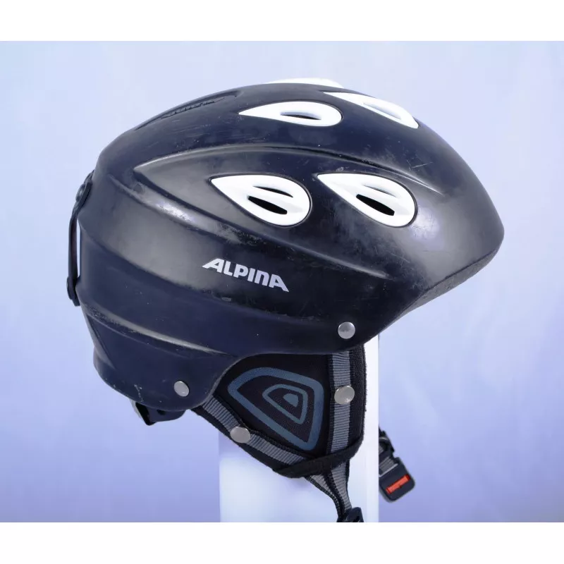 lyžařská/snowboardová helma ALPINA JUNTA black/white, nastavitelná