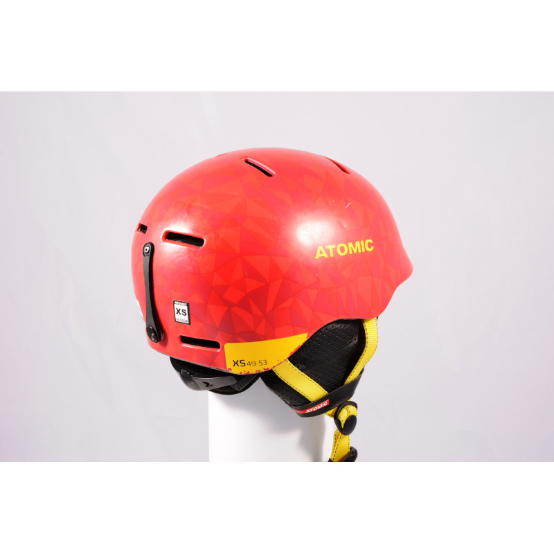 lyžiarska/snowboardová helma ATOMIC MENTOR JR 2020, Red/Yellow, einstellbar (TOP stav )