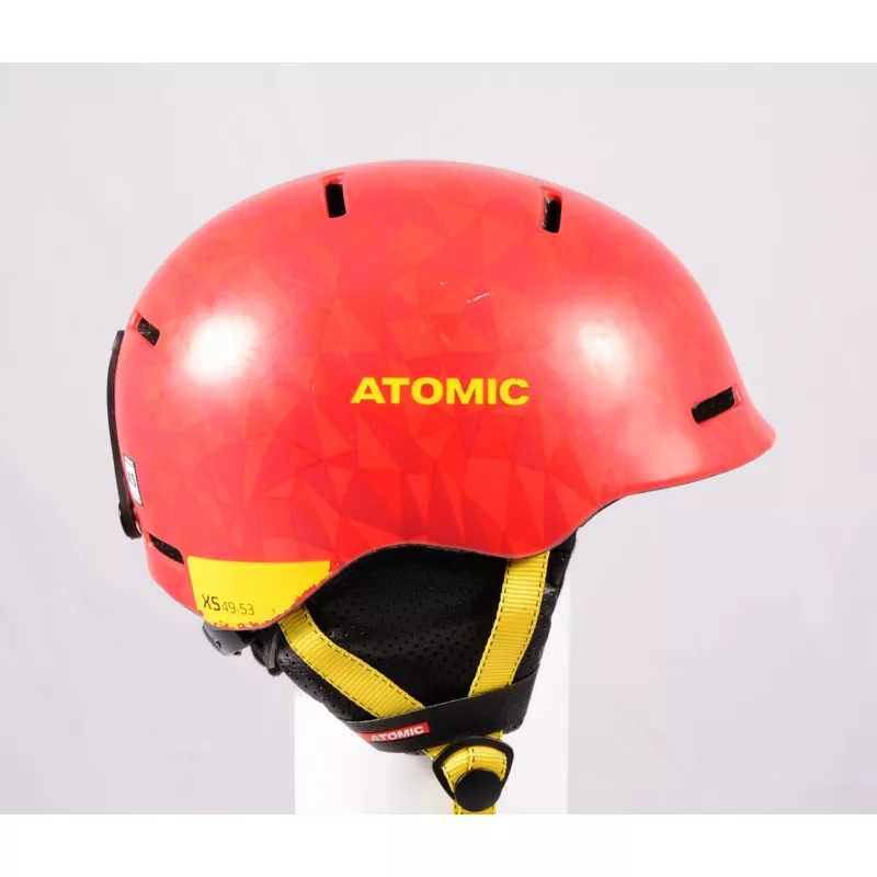 skihelm/snowboardhelm ATOMIC MENTOR JR 2020, Red/Yellow, verstelbaar