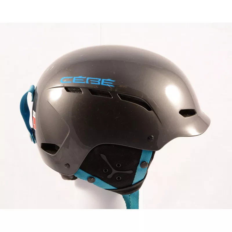 ski/snowboard helmet CEBE DUSK, GREY/blue, adjustable