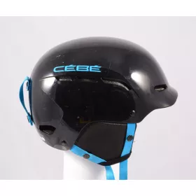 lyžařská/snowboardová helma CEBE DUSK 2019, BLACK/blue, nastavitelná