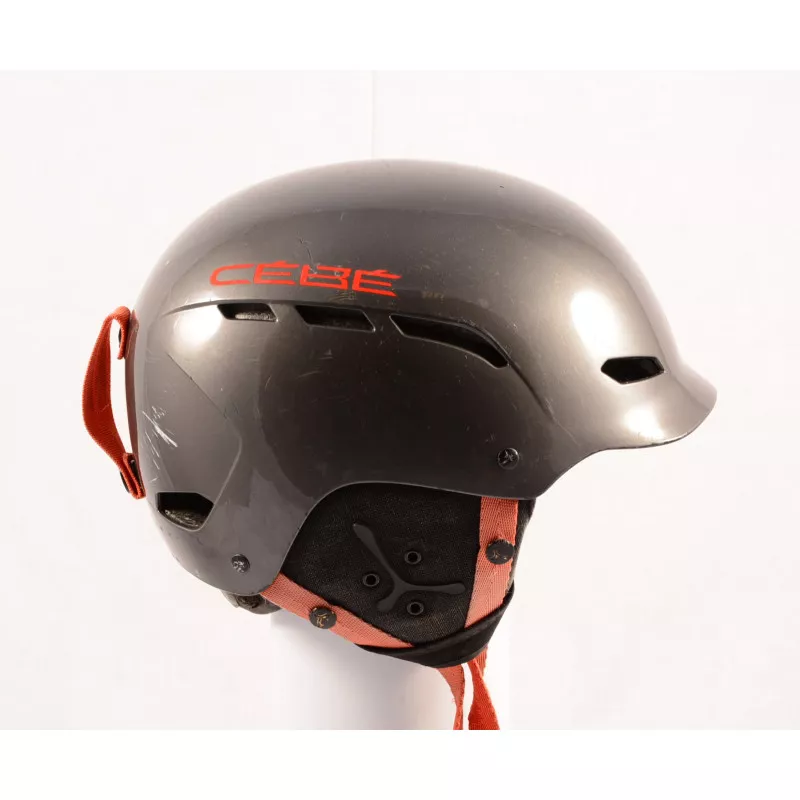 Skihelm/Snowboard Helm CEBE DUSK, grey/red, einstellbar