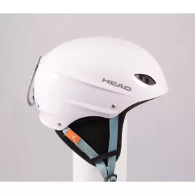 kask narciarsky/snowboardowy HEAD 2020 WHITE/blue, regulowany ( TOP stan )