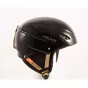 lyžiarska/snowboardová helma HEAD BLACK/brown, nastaviteľná