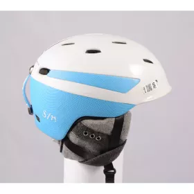 ski/snowboard helmet PRET EFFECT GRENZWERTIG 2019, WHITE/blue, Air ventilation, adjustable