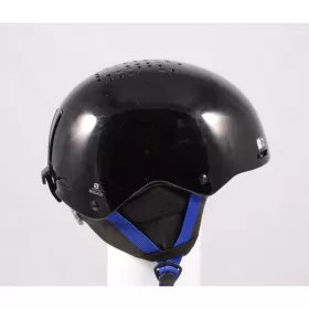 lyžařská/snowboardová helma SALOMON BRIGADE 2020, Black/dark blue, nastavitelná ( TOP stav )