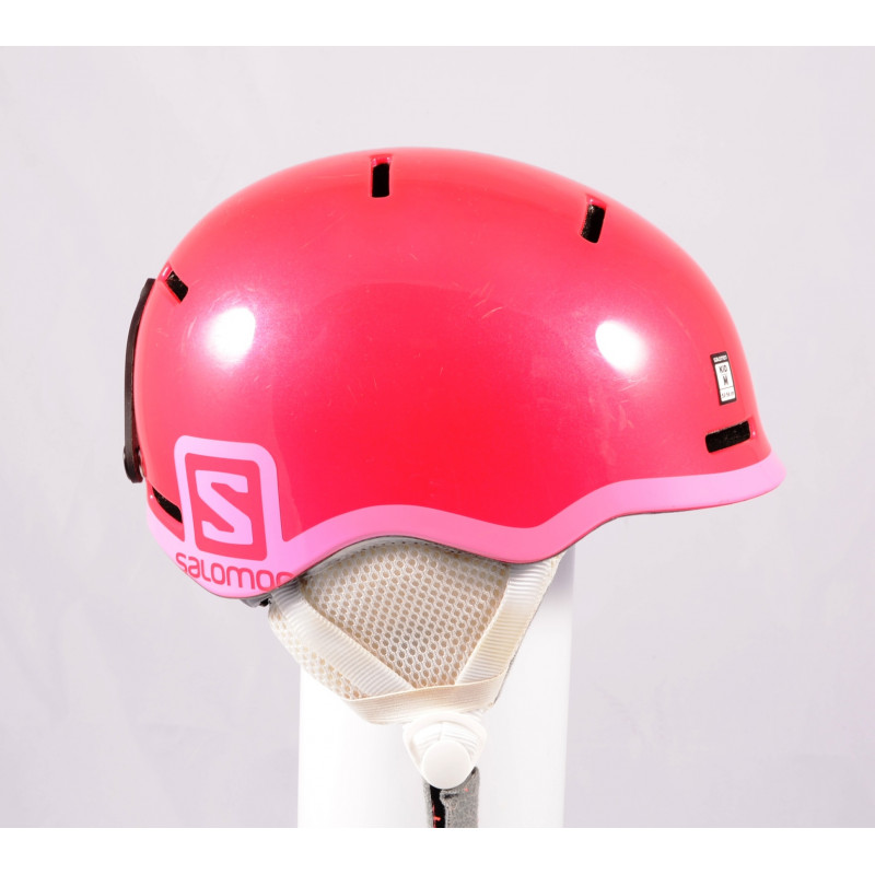 ski/snowboard helmet SALOMON GROM GLOSSY 2020, Pink, adjustable ( TOP condition )