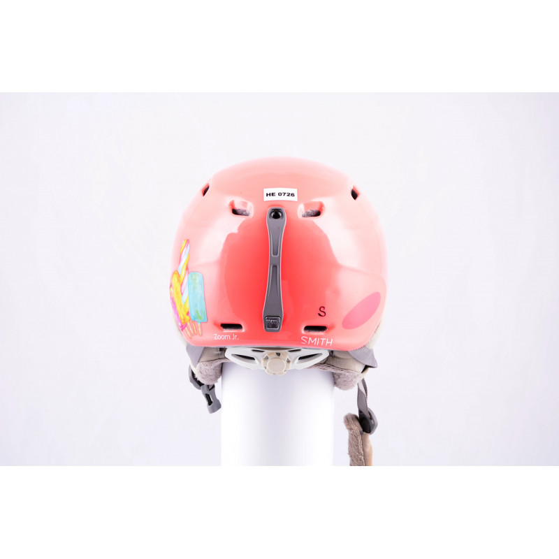 lyžiarska/snowboardová helma SMITH ZOOM JR. pink, nastaviteľná ( TOP stav )
