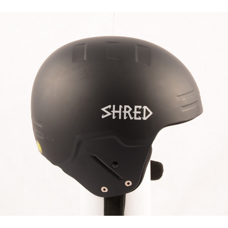 lyžiarska/snowboardová helma SHRED BASHER NOSHOCK helmet, Black, FIS norm ( NOVÁ )