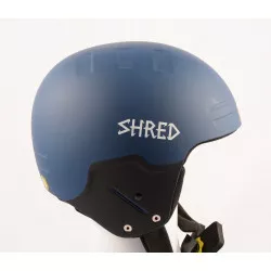 lyžiarska/snowboardová helma SHRED FIS BASHER NOSHOCK GRAB, blue, FIS norm, nastaviteľná ( NOVÁ )