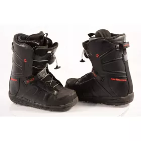 snowboardové topánky NORTHWAVE HOVER SPIN, BLACK/red, BOA technology ( TOP stav )