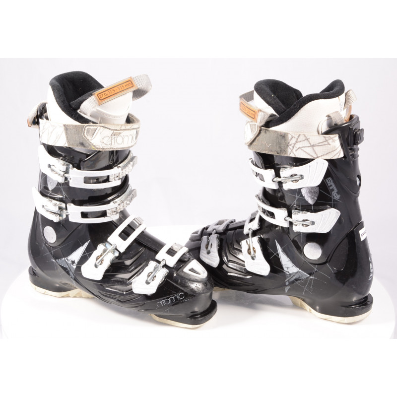 women's ski boots ATOMIC HAWX 90 PLUS, BLACK erb, SANITIZED, micro, macro, RECCO