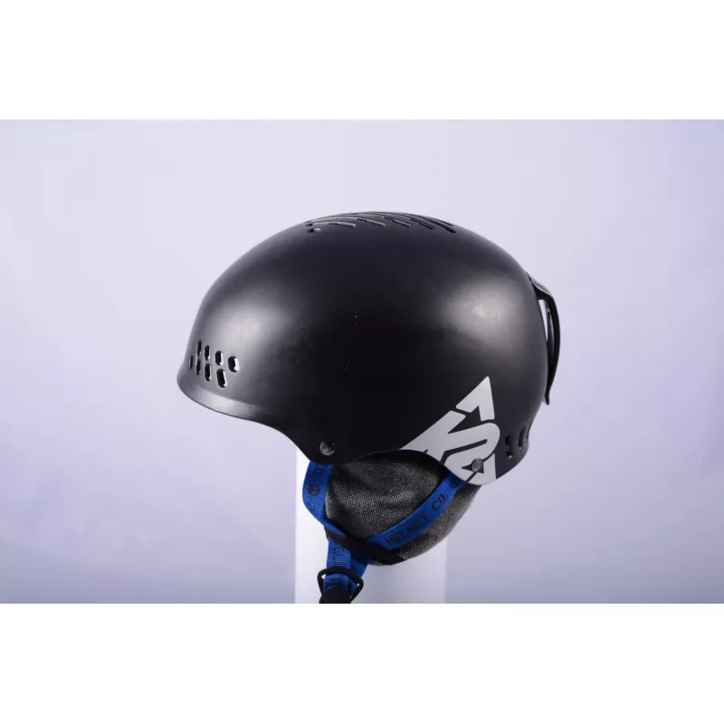 casco da sci/snowboard K2 PHASE, BLACK/blue, regolabile ( in PERFETTO stato )