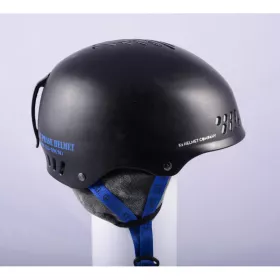 lyžařská/snowboardová helma K2 PHASE, BLACK/blue, nastavitelná ( TOP stav )