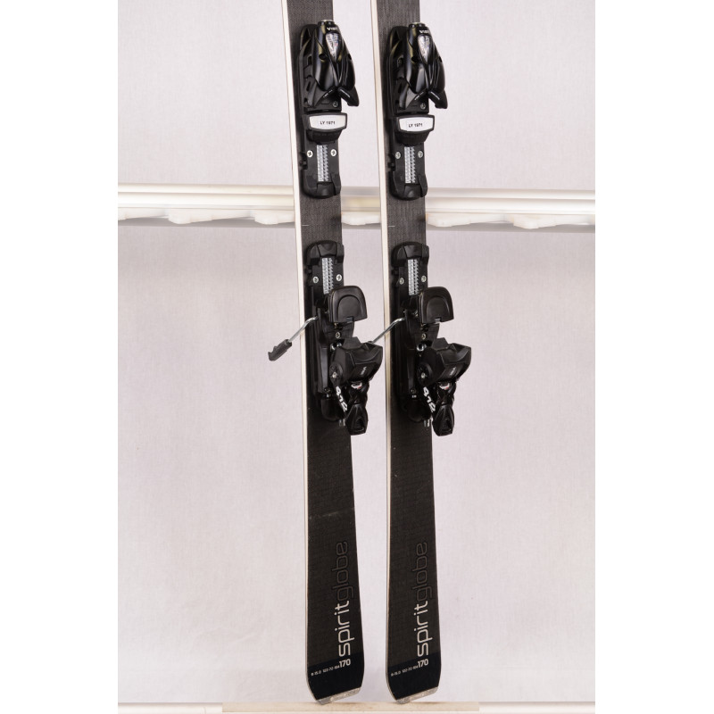 skis STOCKLI SPIRIT GLOBE black, Woodcore, Titanium + VIST 412
