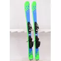children's/junior skis ROSSIGNOL EXPERIENCE PRO, green/blue + Look KIDX 4.5 ( TOP condition )