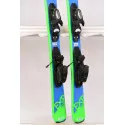 kinder ski's ROSSIGNOL EXPERIENCE PRO, green/blue + Look KIDX 4.5 ( TOP staat )