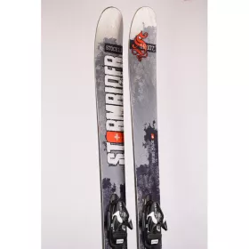 freeride ski's STOCKLI STORMRIDER 107 SR-107, graphite, titanal, woodcore + Salomon Z10