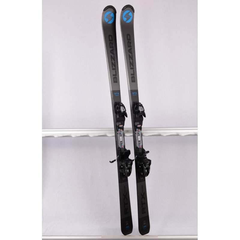 skis BLIZZARD RTX POWER 2019 black/blue + Marker TLT 10 ( TOP condition )