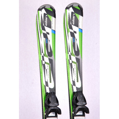 New 130 cm Elan Explore 76 skis bindings new Lange size 6 women's boots 