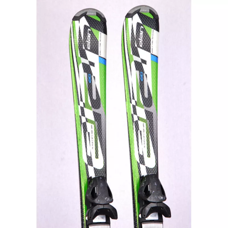 Kinder/Junior Ski ELAN EXAR PRO white/green + Elan 4.5 ( TOP Zustand )