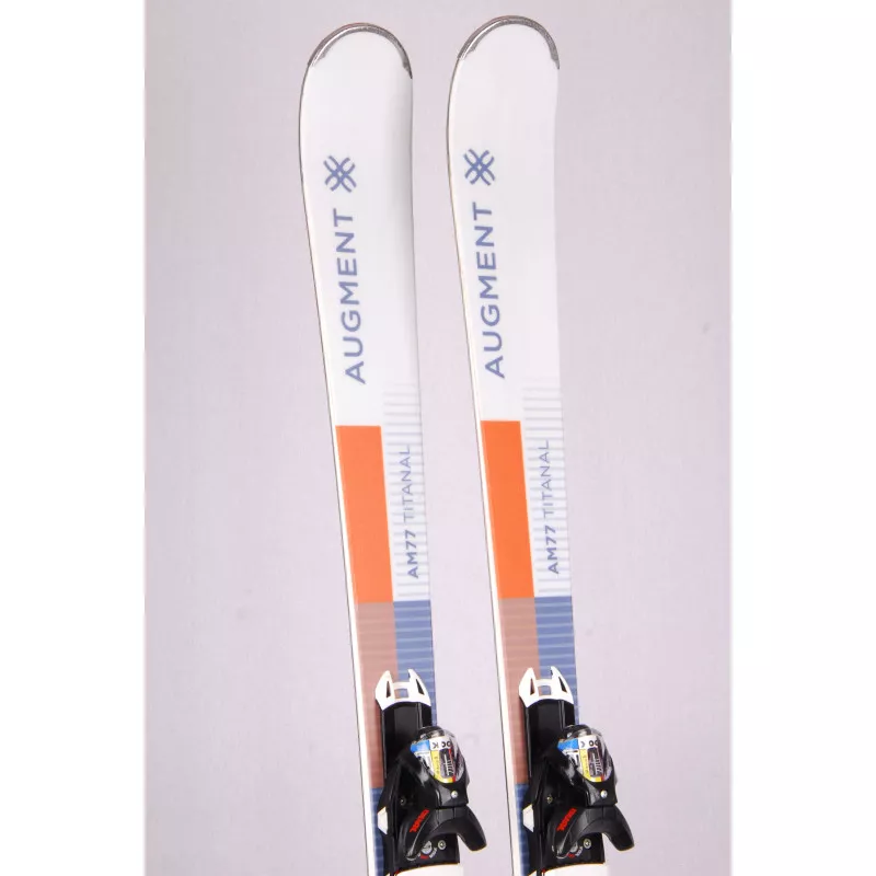 skis AUGMENT AM 77 Ti-CARBON 2019, grip walk, ALL MOUNTAIN, HANDCRAFTED in AUT, white + Look SPX 12 ( TOP condition )