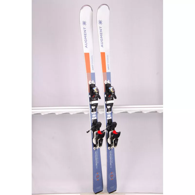 ski's AUGMENT AM 77 Ti-CARBON 2019, grip walk, ALL MOUNTAIN, HANDCRAFTED in AUT, white + Look SPX 12 ( TOP staat )