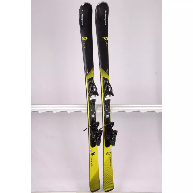 ski's ELAN AMPHIBIO 80 XTi, Dual shaped XTi, RST sidewall, power woodcore + Elan ELX 11