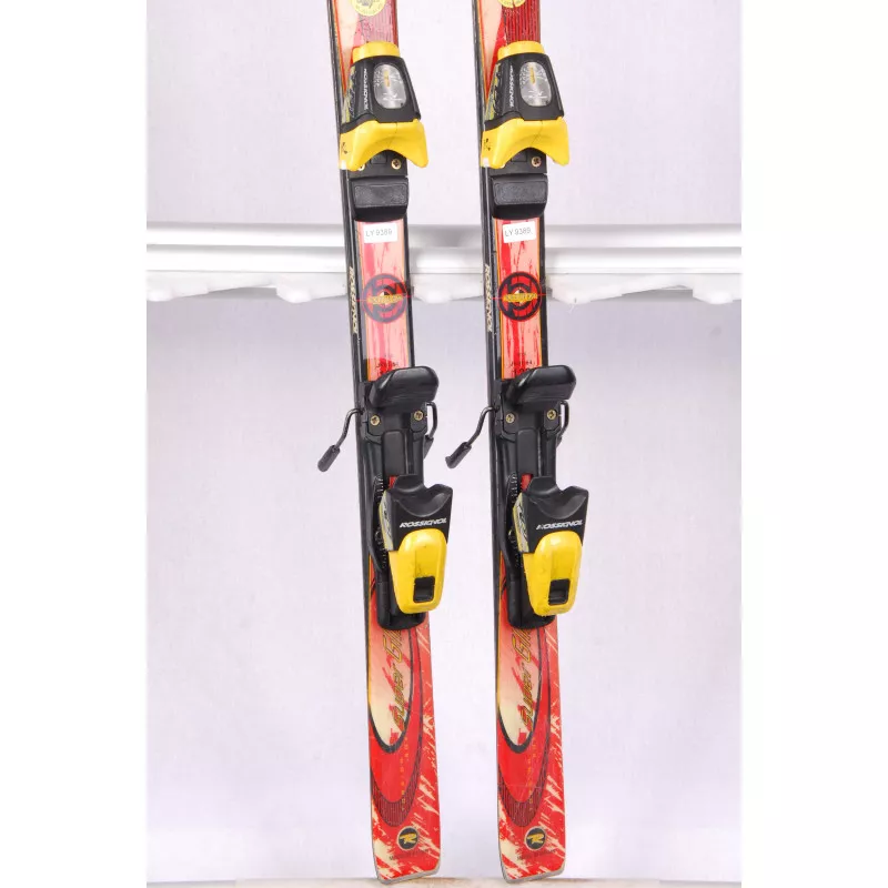 skis enfant/junior ROSSIGNOL SUPER GLISSE, torsion box + Rossignol FDT 4.5