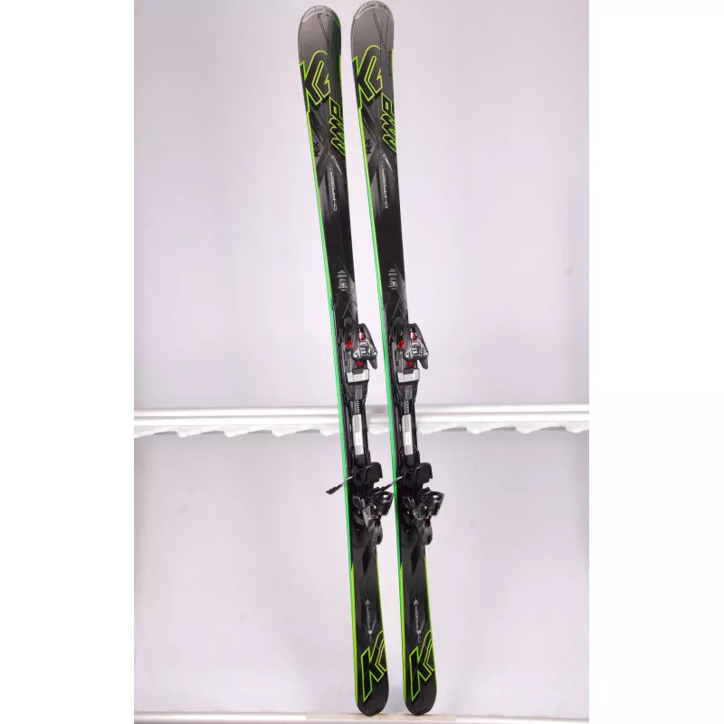 skidor K2 AMP CHARGER RX, Metal laminate, Speedrocker, woodcore, titan + Marker XCELL 12 ( använts EN GÅNG )