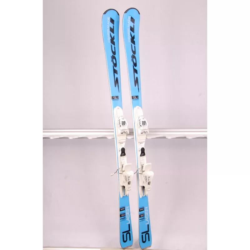 ski's STOCKLI LASER SL 2019 VRT SOC, woodcore, double titan + VIST 310 ( TOP staat )