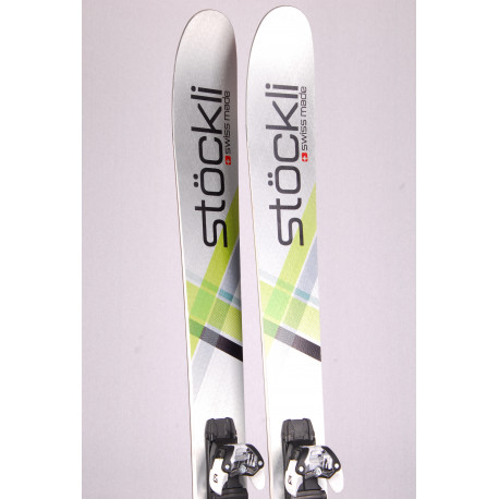 freeride ski's STOCKLI STORMRIDER 105 SILV/GR 2019 + Salomon Warden 11 ( zoals NIEUW )