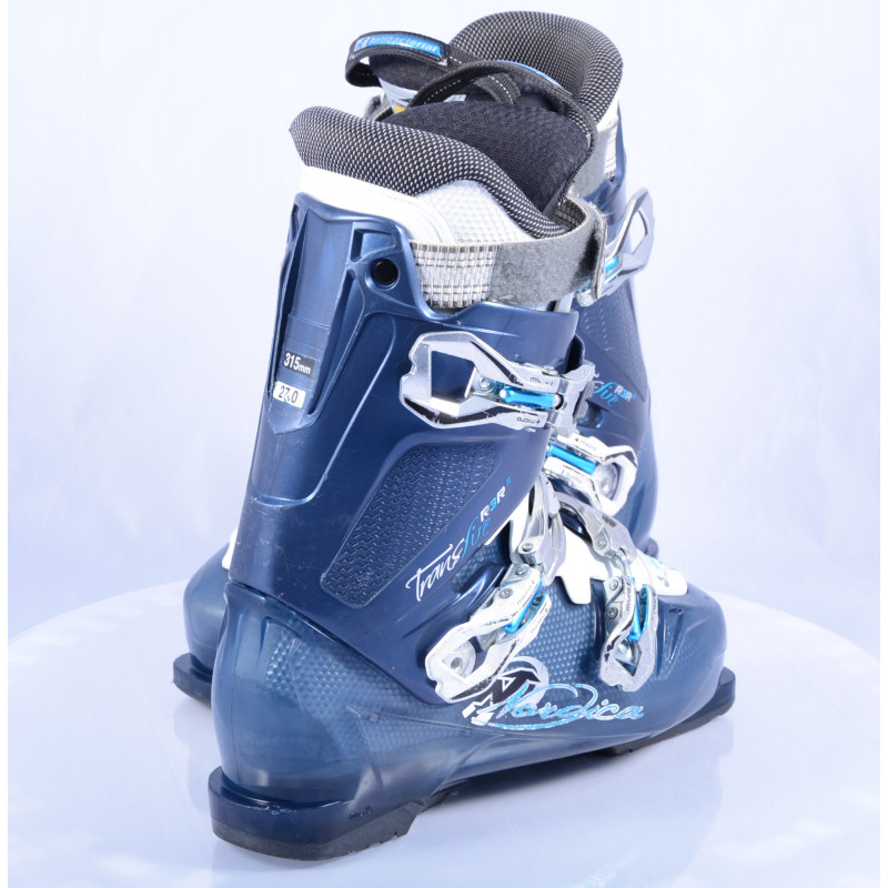 dámske lyžiarky NORDICA TRANSFIRE R3R W, Blue/white, antibacterial, comfort fit, canting ( TOP stav )