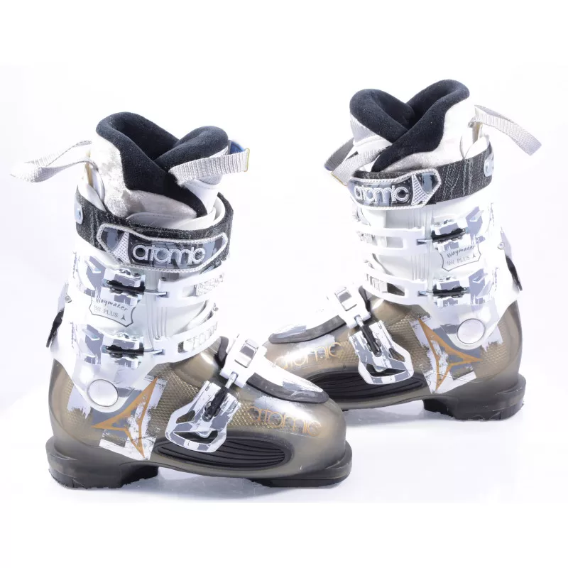 chaussures ski femme ATOMIC WAYMAKER 80 plus, SKI/WALK, anatomic medium fit, comfort, transp black/white