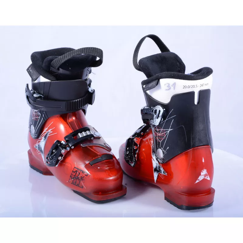 children's/junior ski boots ATOMIC WAYMAKER jr Plus 2R, RED/black, macro, THINSULATE insulation