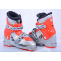 children's/junior ski boots SALOMON T2 grey/red ( TOP condition )
