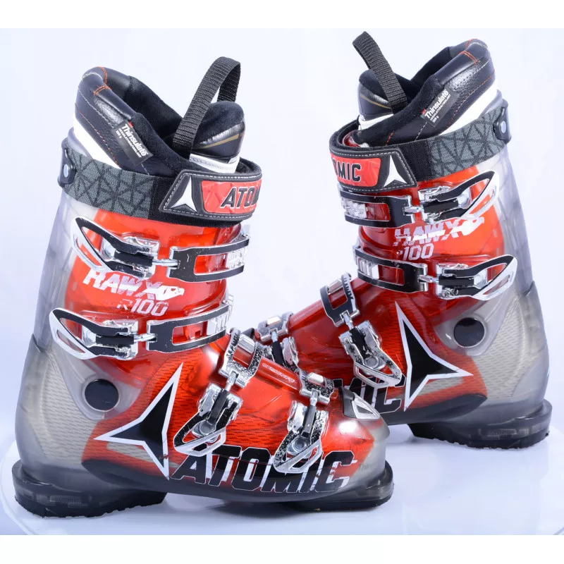 Skischuhe ATOMIC HAWX 2.0 R100, GREY/red, memory fit, atomic gold T2, dynashape