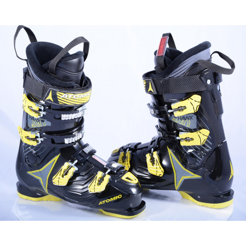 ski boots ATOMIC HAWX R80, BLACK/yellow, Heierling tech. RECCO