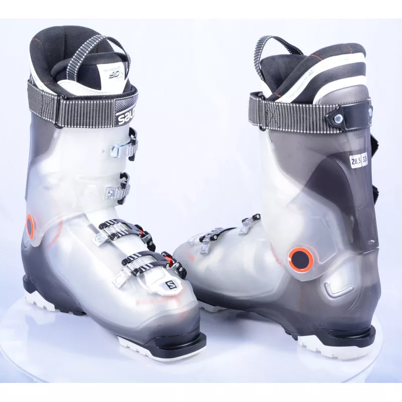 botas esquí SALOMON X PRO R90, Transp/orange, Oversized pivot, My custom fit 3D, micro, macro